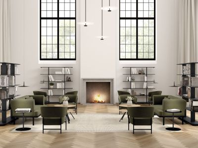 MOBILIARIO CONTRACT FREESTANDIG SHELVES WING