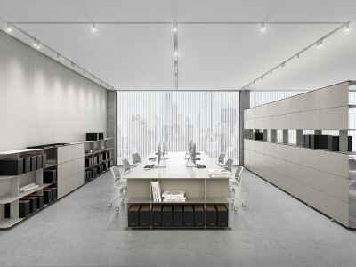 MOBILIARIO CONTRACT FREESTANDIG SHELVES WING