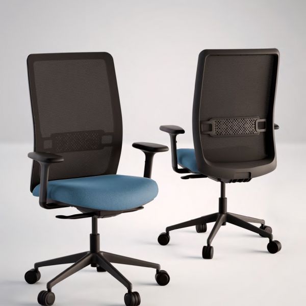 SILLA OPERATIVA EVOS BLACK/WHITE/COLOR
